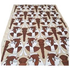 1970s "Tut Tut" Hand Printed Wallpaper by Jud Scott, Four Rolls 9