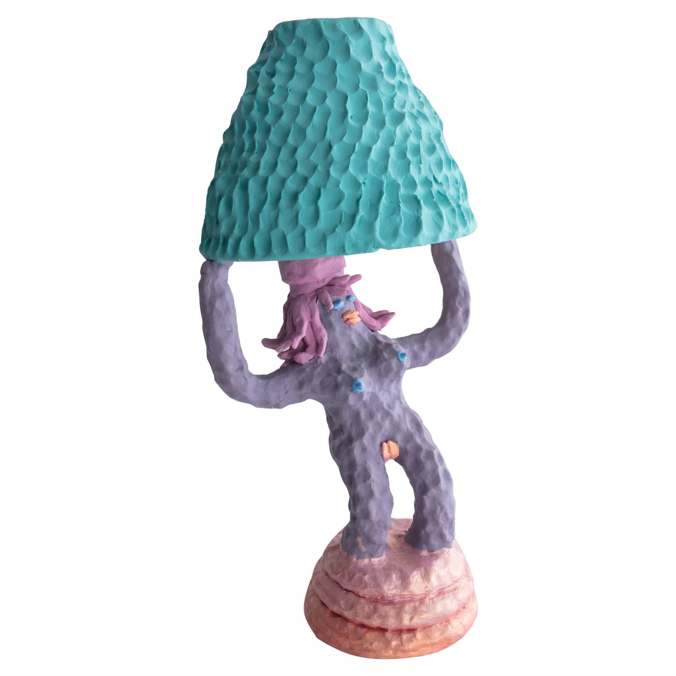 "Girl Lamp" in Ceramic by Katie Stout, USA, 2017.