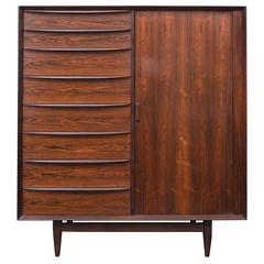 Danish Rosewood Dresser by Falster