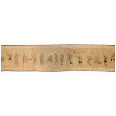 Chinese Outlaws of the Marsh Hand Scroll