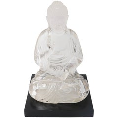 Lucite Buddha Figure 
