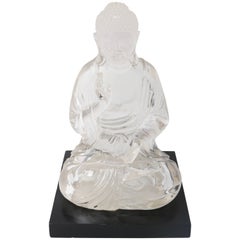 Lucite Buddha Figure