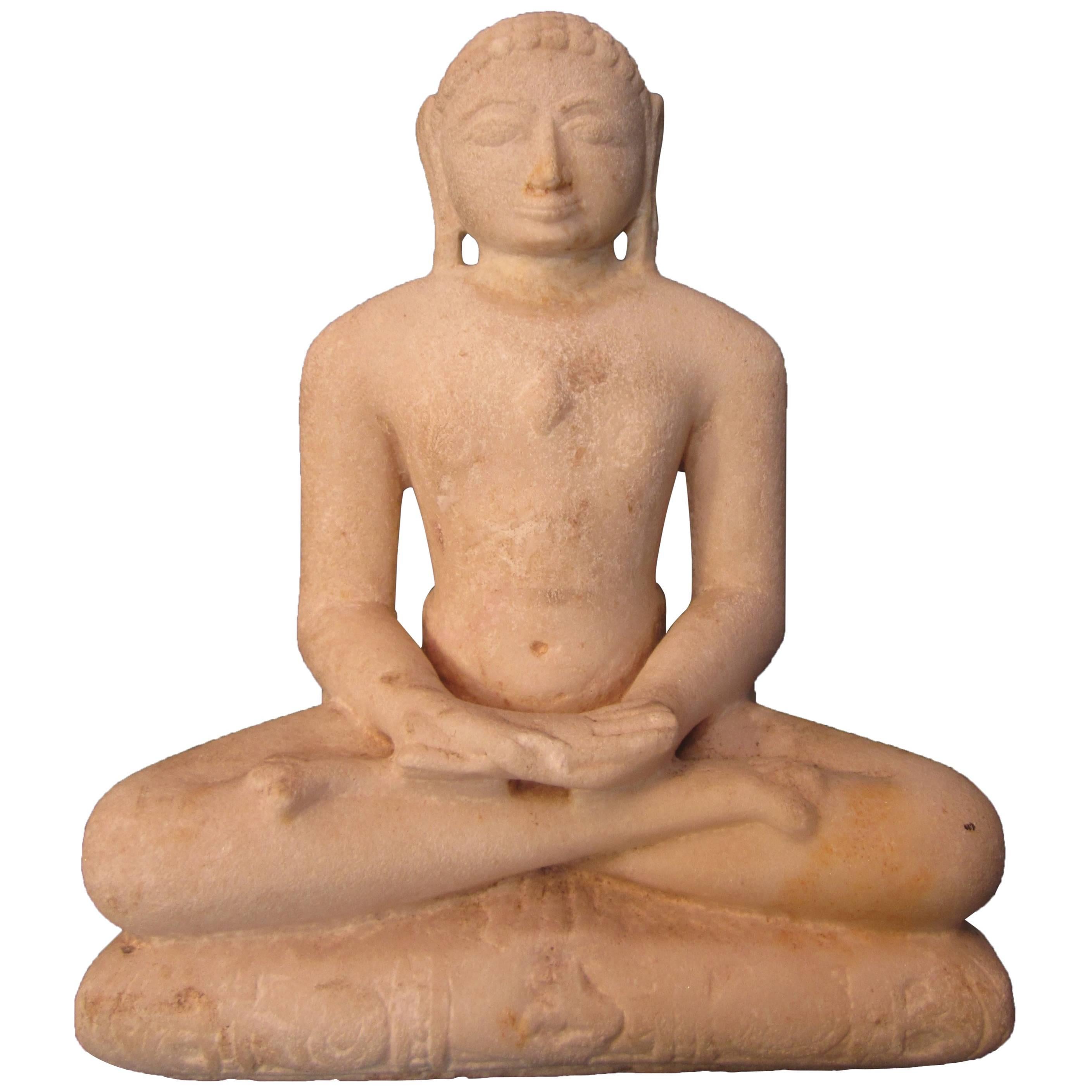 Marble Jainist Figure