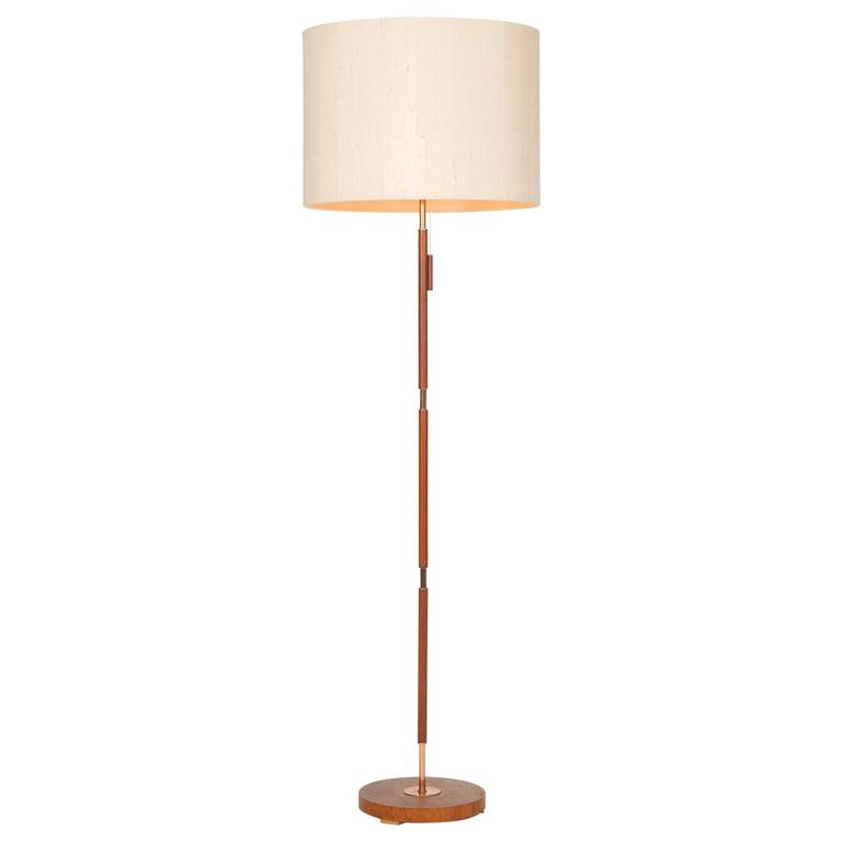 Temde Floor Lamp Teak 1960s