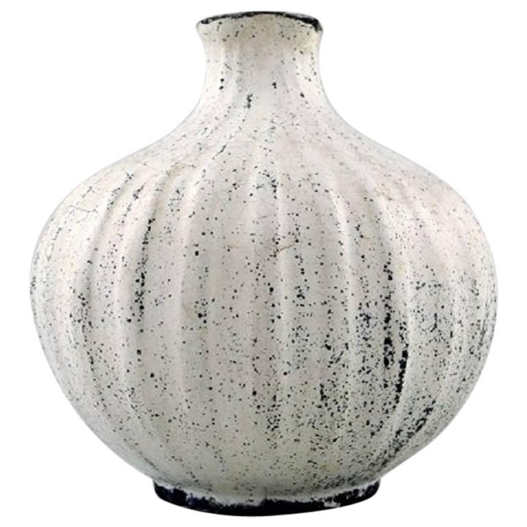 Svend Hammershøi for Kähler, Denmark, Glazed Vase, 1930s