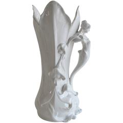 Dutch Art Nouveau Vase by Anton Nelson for Plateelbakkerij Zuid-Holland Gouda