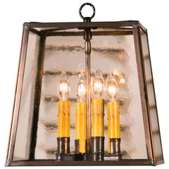 Handmade American Trapezoid Brass "Ashland" Lantern 9