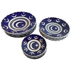 Set of 12 Hand-Painted Turkish Plates 5