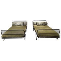 Pair of French Modernist Daybeds by Raphaël