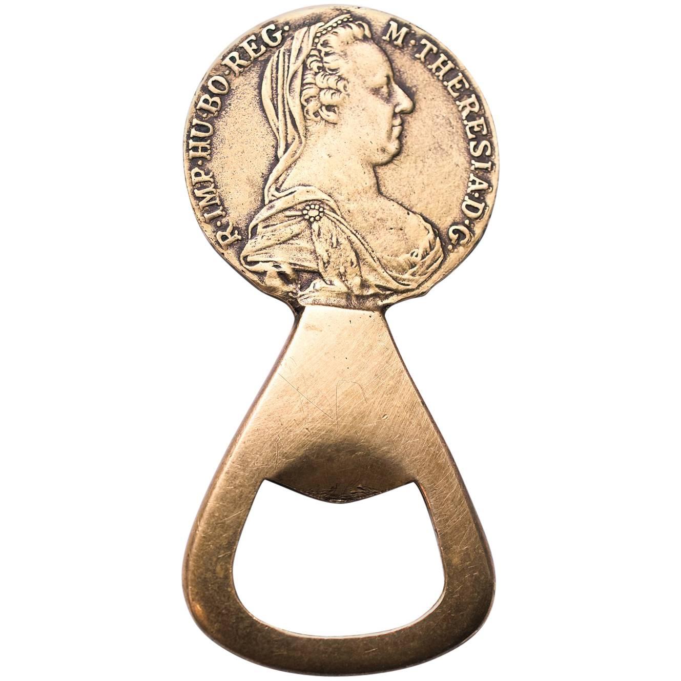 Auböck Bottle Opener Shows Maria Theresia