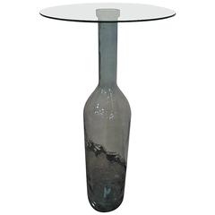 Designed Table Represent a Glass Bottle