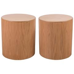 Pair of Oak Prospect Tables by Lawson-Fenning 12