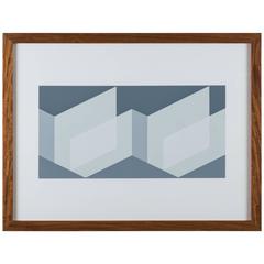 Screen Print from "Formulation, Articulation Portfolio II" by Josef Albers