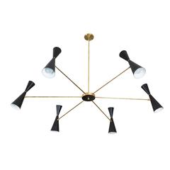 Radial Chandelier by Lawson-Fenning 10