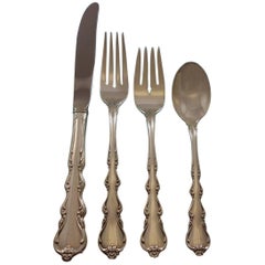 Angelique by International Sterling Silver Flatware Set Service 28 Pieces