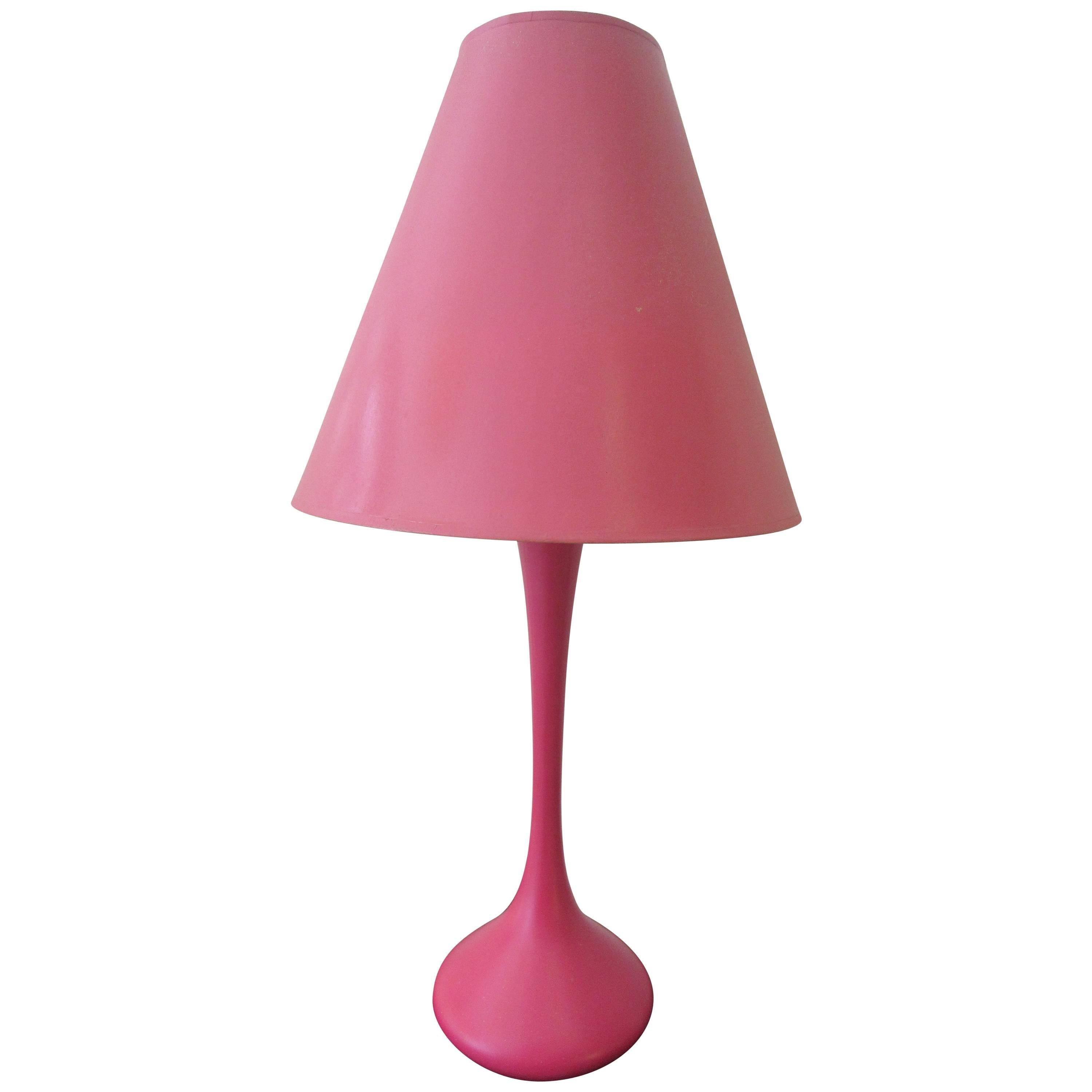 Laurel Genie Magenta or Pink Table Lamp
