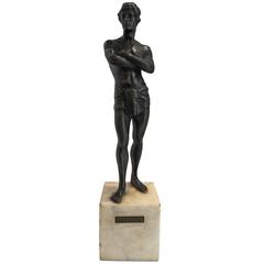 Bronze Figure of a Man, circa 1900