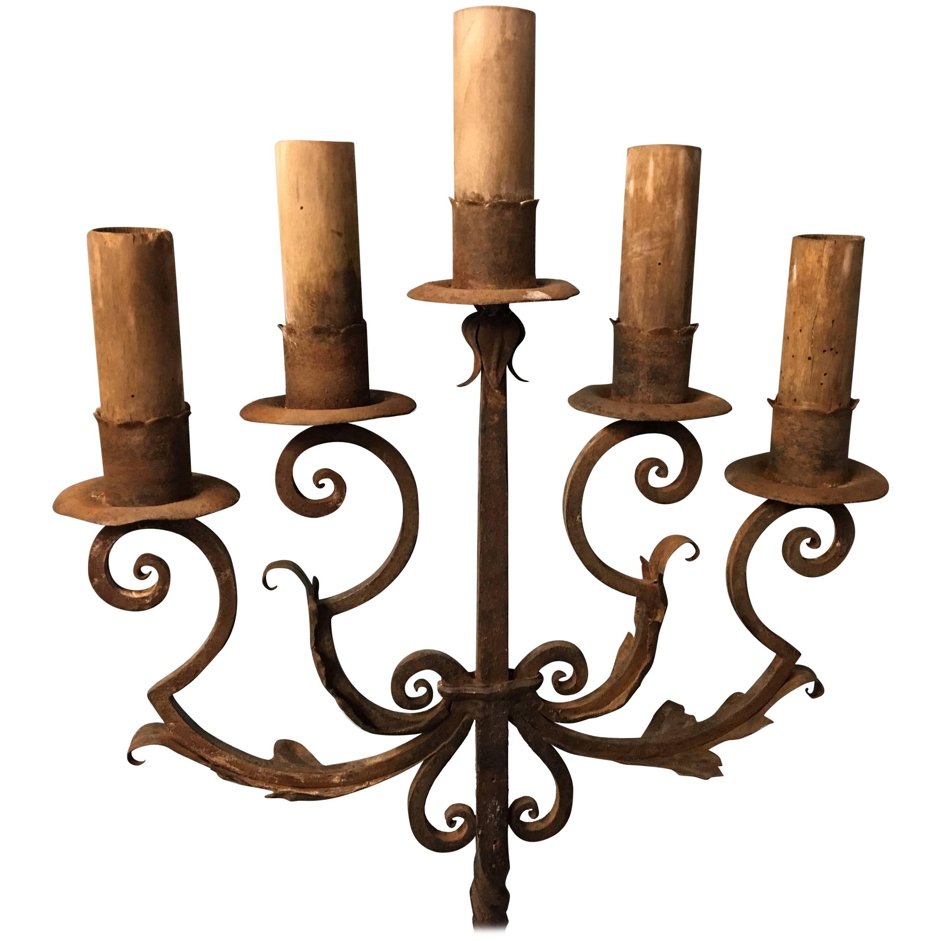 Early 20th Century Handmade Candelabra