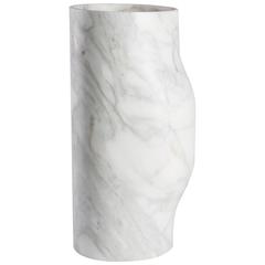 Carrara Marble BOS Vase by Christophe Delcourt