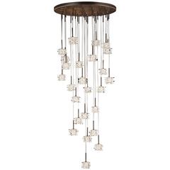 Italian Modern Murano Glass Chandelier or Flush Mount 3