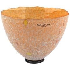 Kosta Boda Bertil Vallien Signed Artist Collection Galaxy Glass Petite Vase