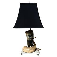 Mid-Century Antler Table Lamp