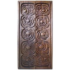 Vintage Evelyn Ackerman for Panelcarve Redwood Panels