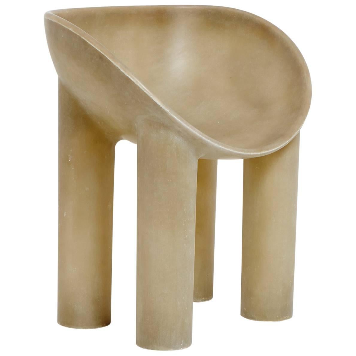 Faye Toogood Roly Poly Dining Chair Raw For Sale
