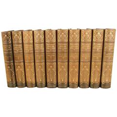 Plutarch's Works in Leather Bound 10 Volume Set 5