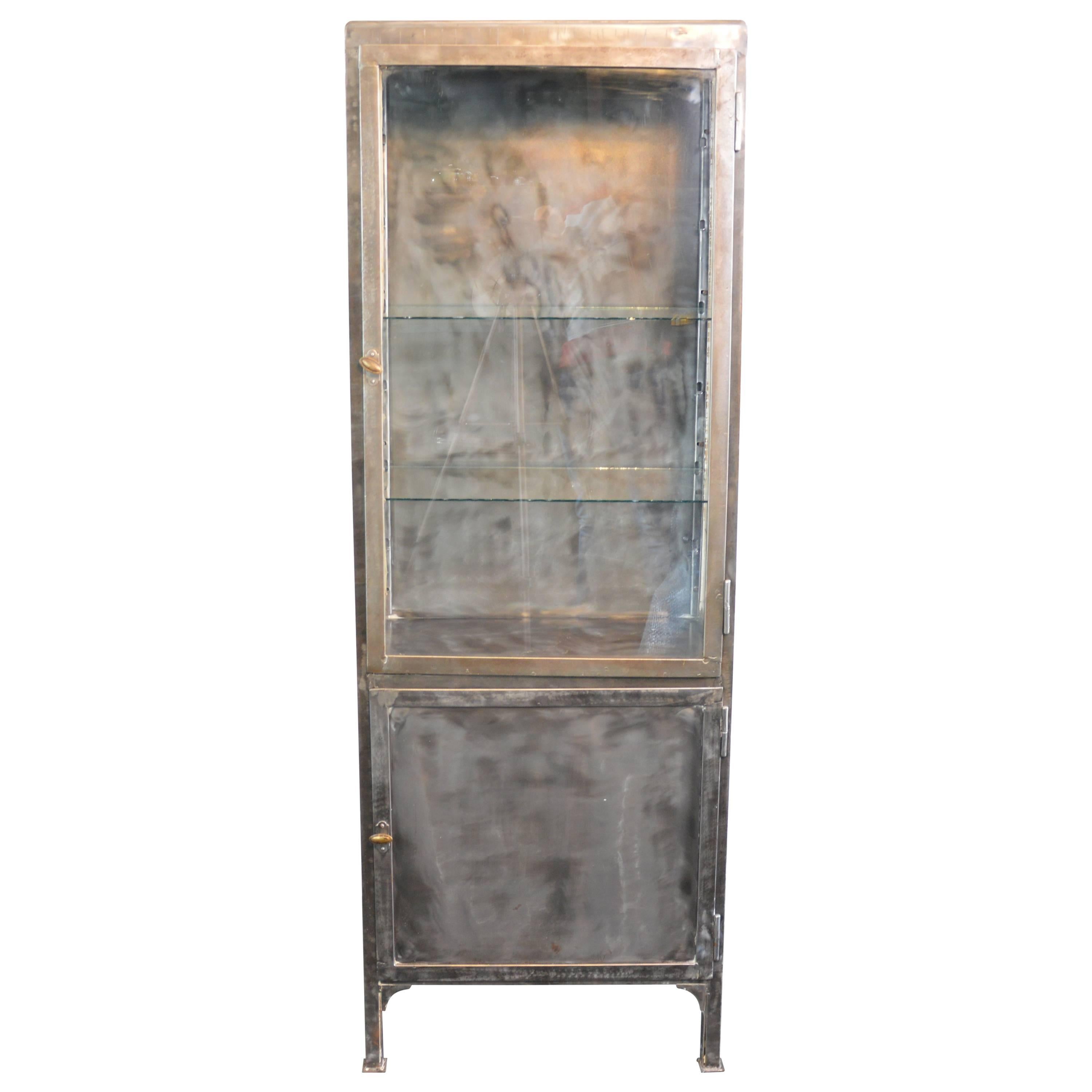 20th Century Industrial Medicine/Pharmacy Cabinet For Sale