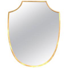 Beautiful Brass Mirror, Italy, circa 1960 10