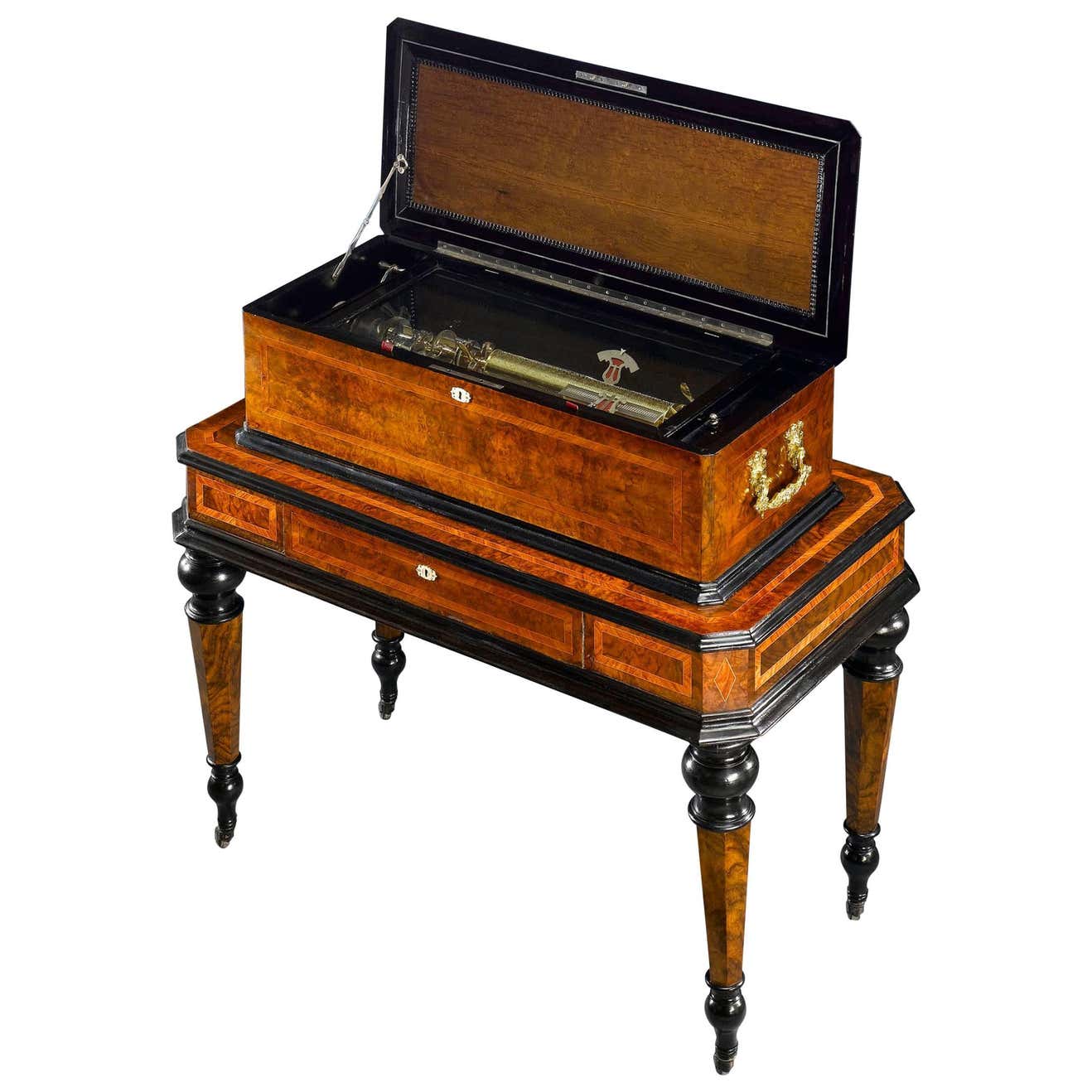 Interchangable Cylinder Music Box at 1stDibs