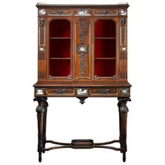 19th Century English Etruscan-Style Cabinet