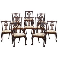Chippendale Style Dining Chairs Set