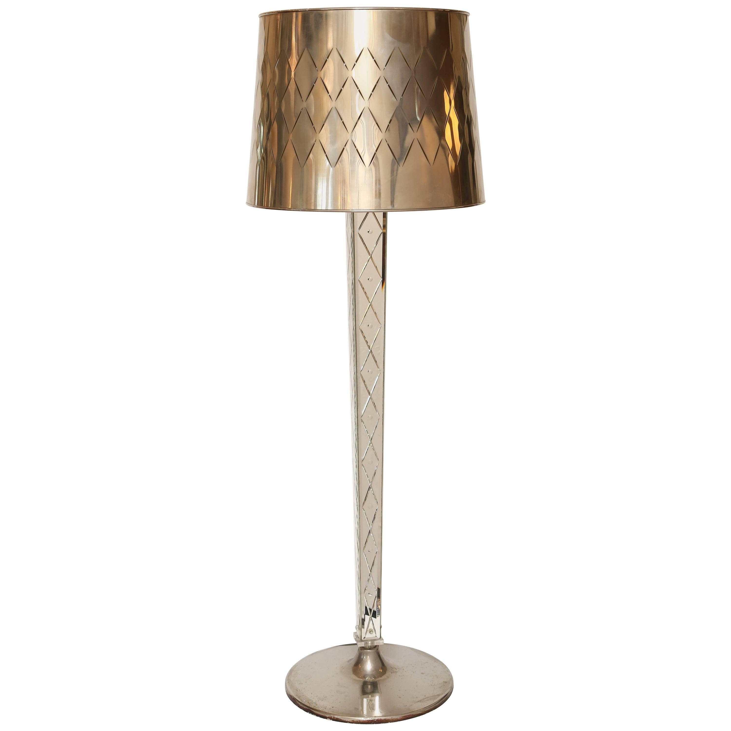 Philippe Starck Mirror Floor-Lamp from the Delano Hotel South Beach