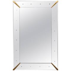 Large Rectangular Venetian Dotted Mirror 11