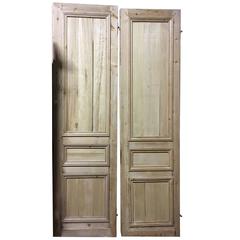 Doors French Pine and Apple Early 19th Century 