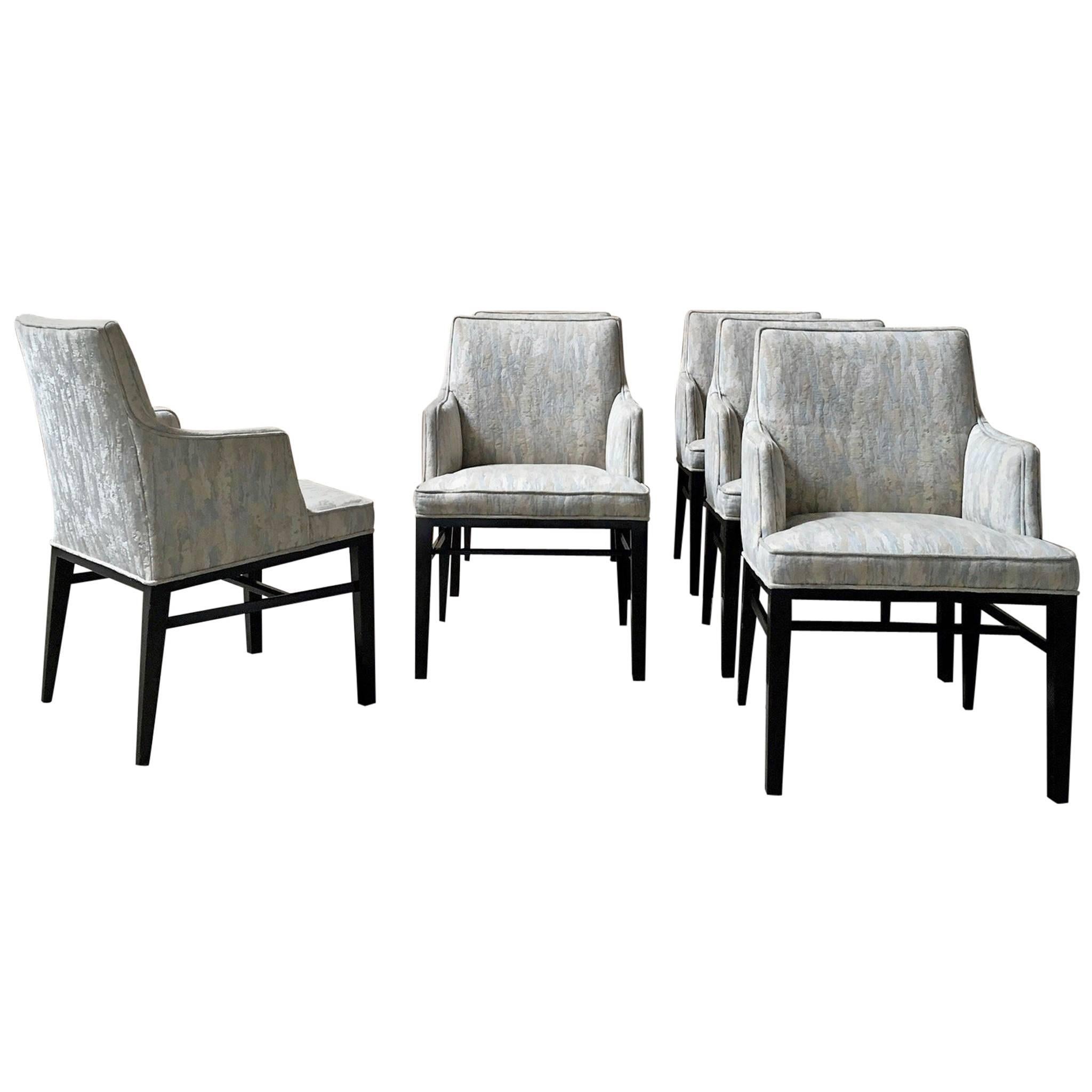 Edward Wormley for Dunbar Set of Six Dining Chairs