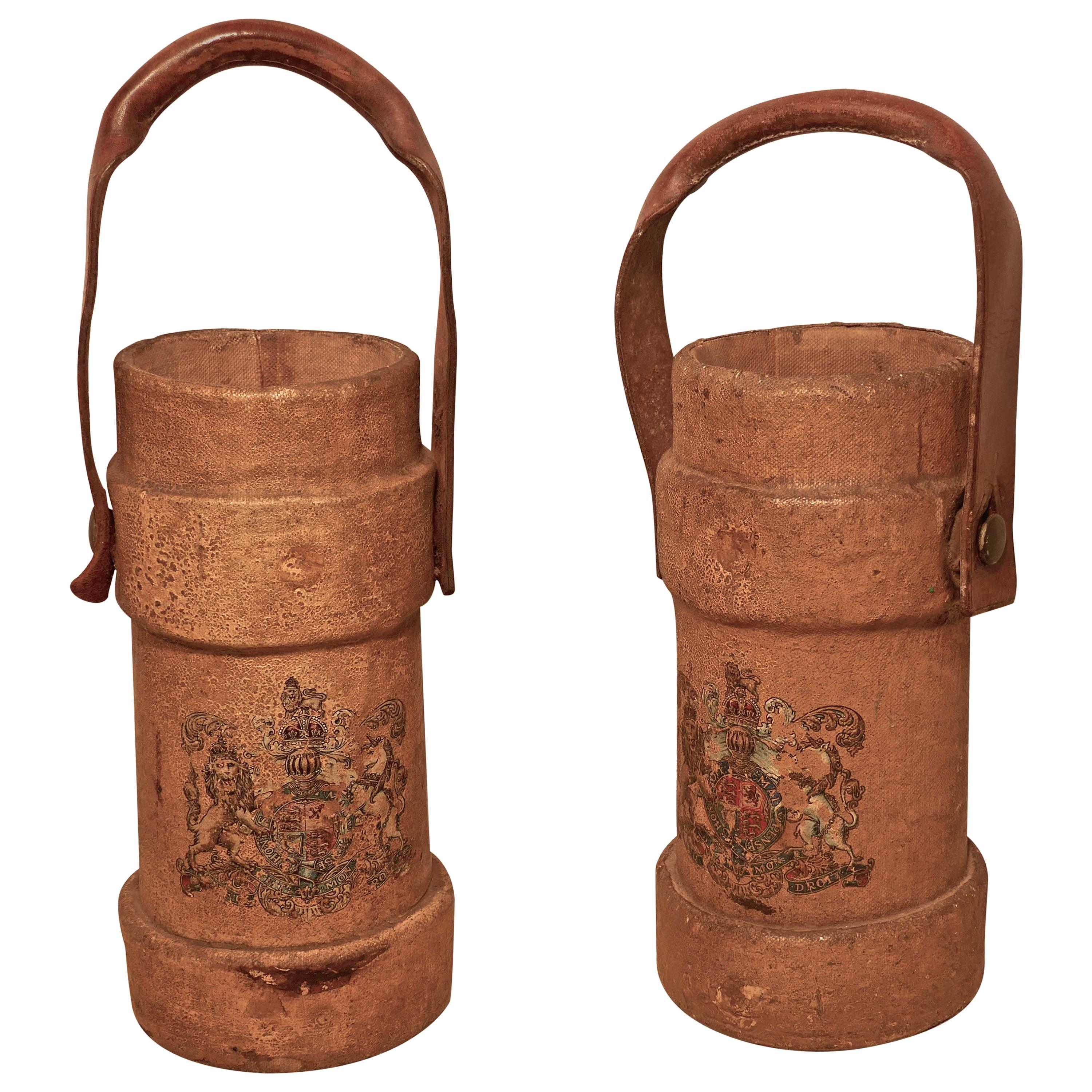 British Army Canvas Artillery Shell Carriers, or Quirky Stick Stands