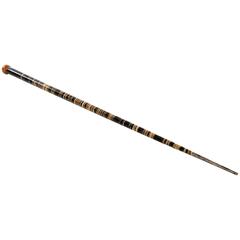 Striped Wood Walking Stick