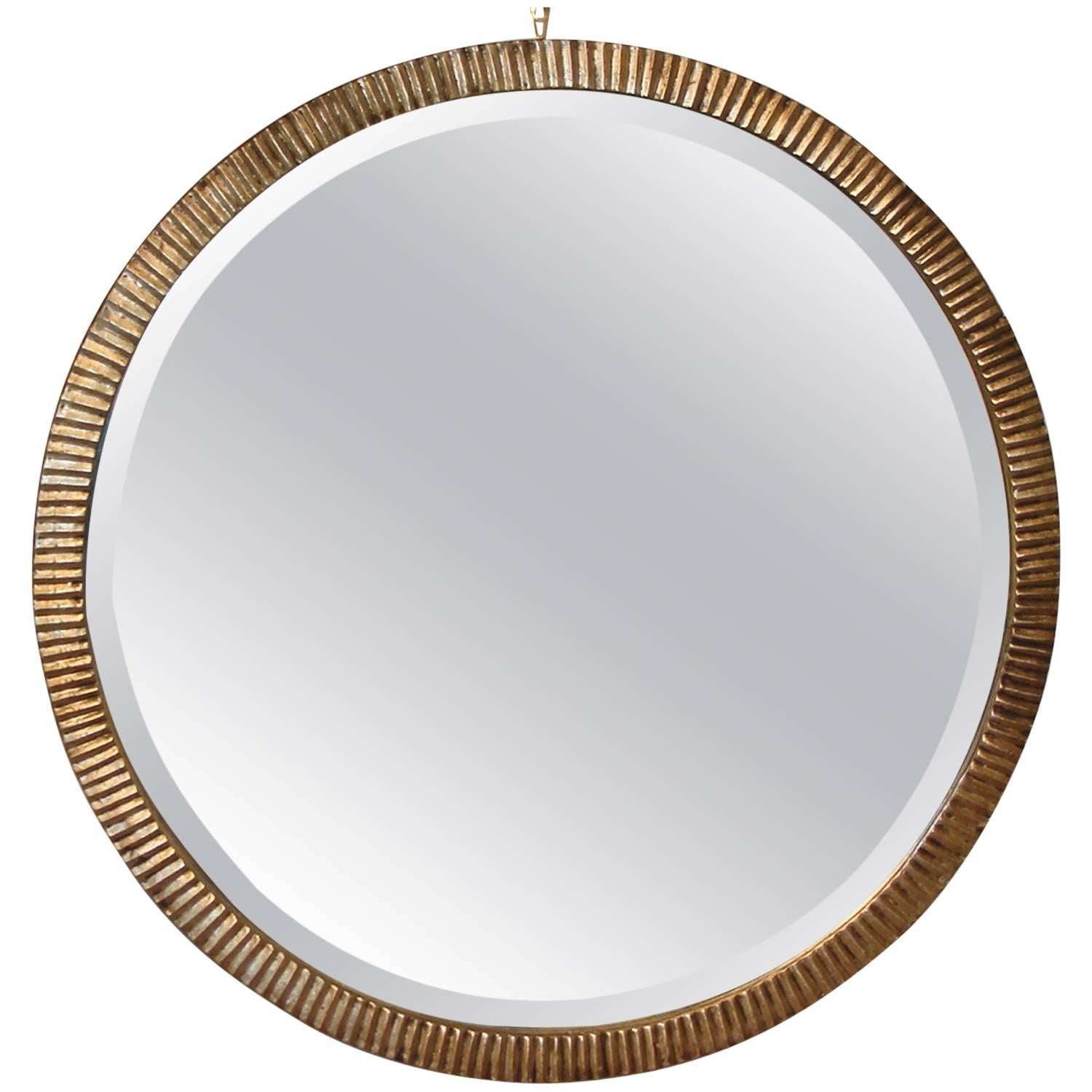 Art Moderne Silver Leaf Mirror