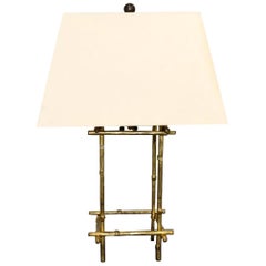12 Stick Table Lamp by Mattaliano with 22 Gold Leaf Finish