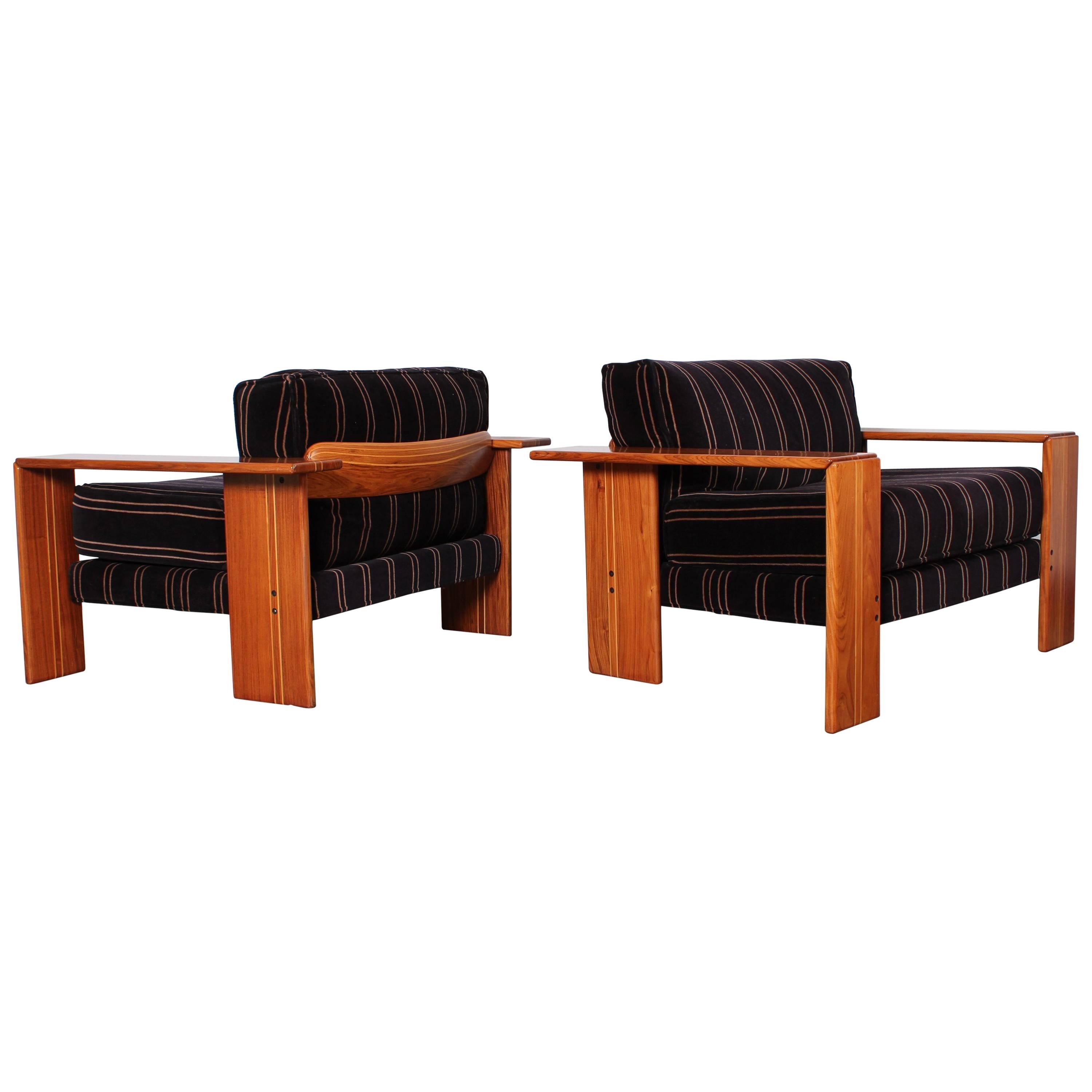 Pair of Lounge Chairs by Afra and Tobias Scarpa