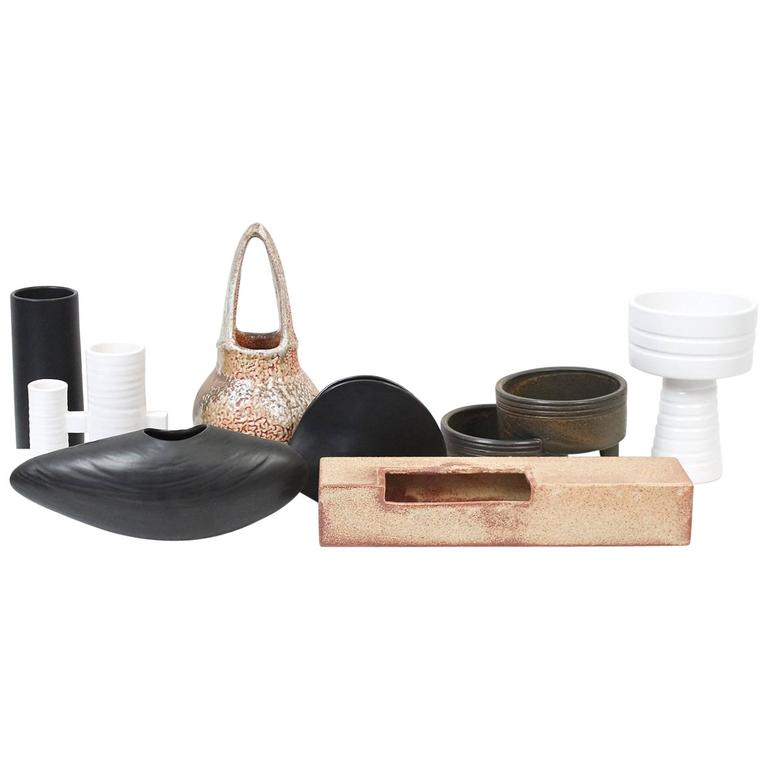 Japanese Ikebana Flower Vase Collection For Sale at 1stdibs