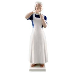 Vintage Bing and Grondahl Nurse, Porcelain Figurine, Number 2226