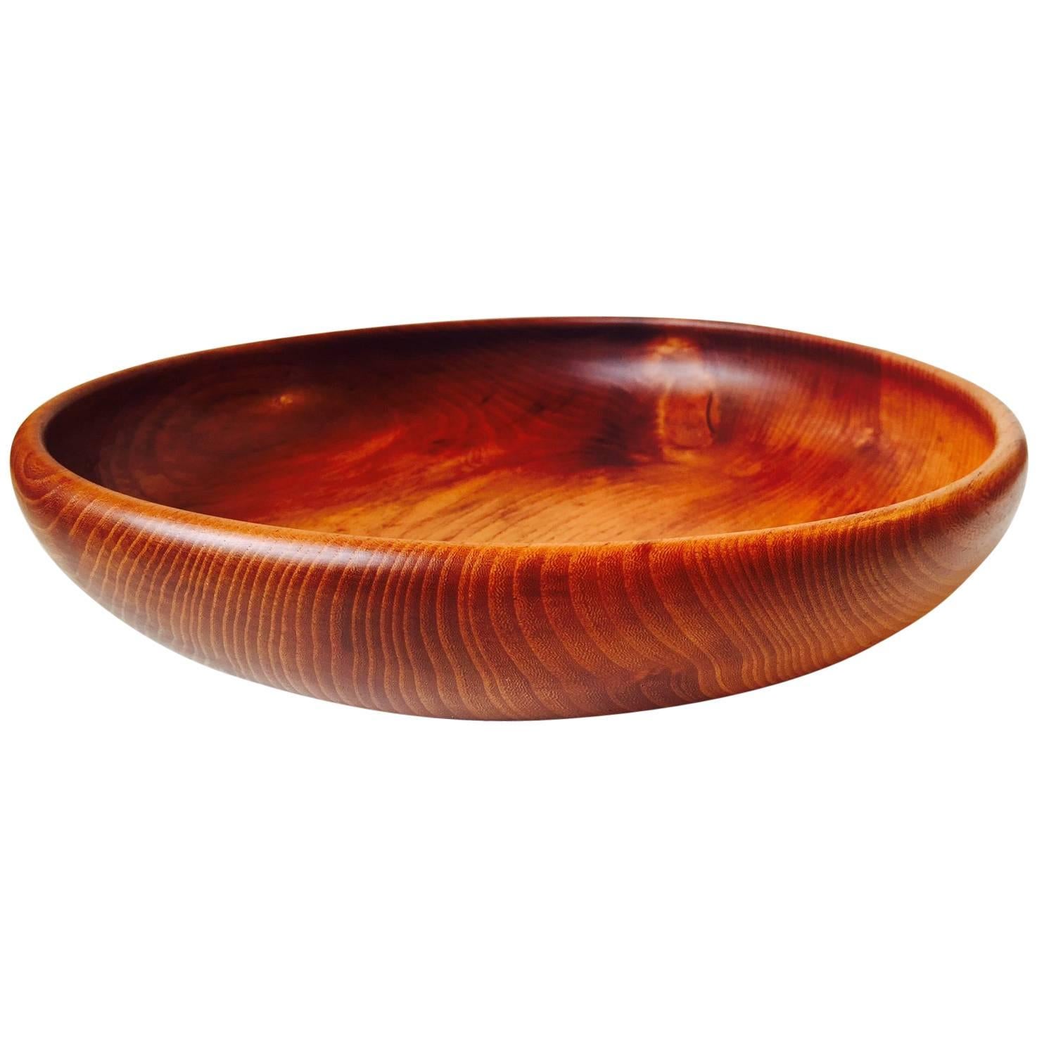 Large Danish Mid-Century Modern Teak Bowl by Kay Bojesen, Denmark, 1950s