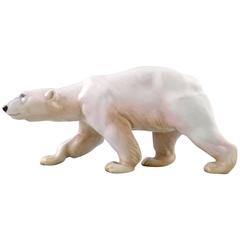 Antique Bing & Grondahl / B & G Porcelain Figurine of Polar Bear Number 1785