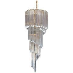 Spiral Venini Chandelier
