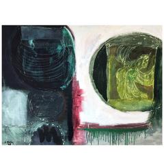 Sheldon Kirby “Talisman X” Abstract Oil Painting 3