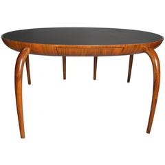 Spider Leg Oval Writing Desk, 1970s 12